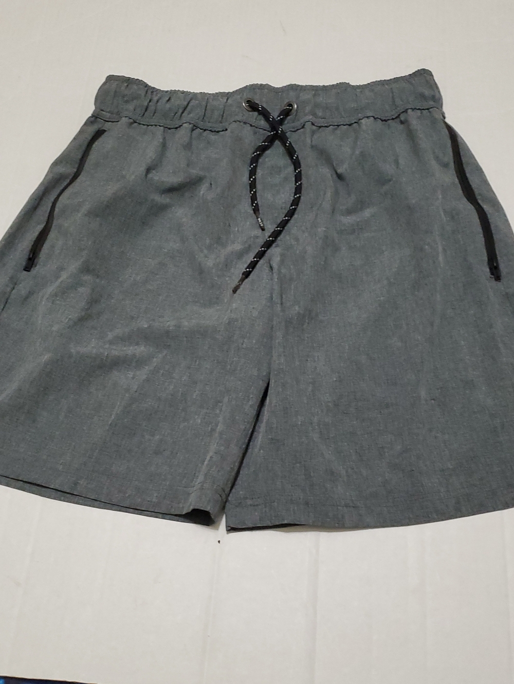 Aeropostale Charcoal Gray Casual Boardwalk Sporty Drawstring Shorts S